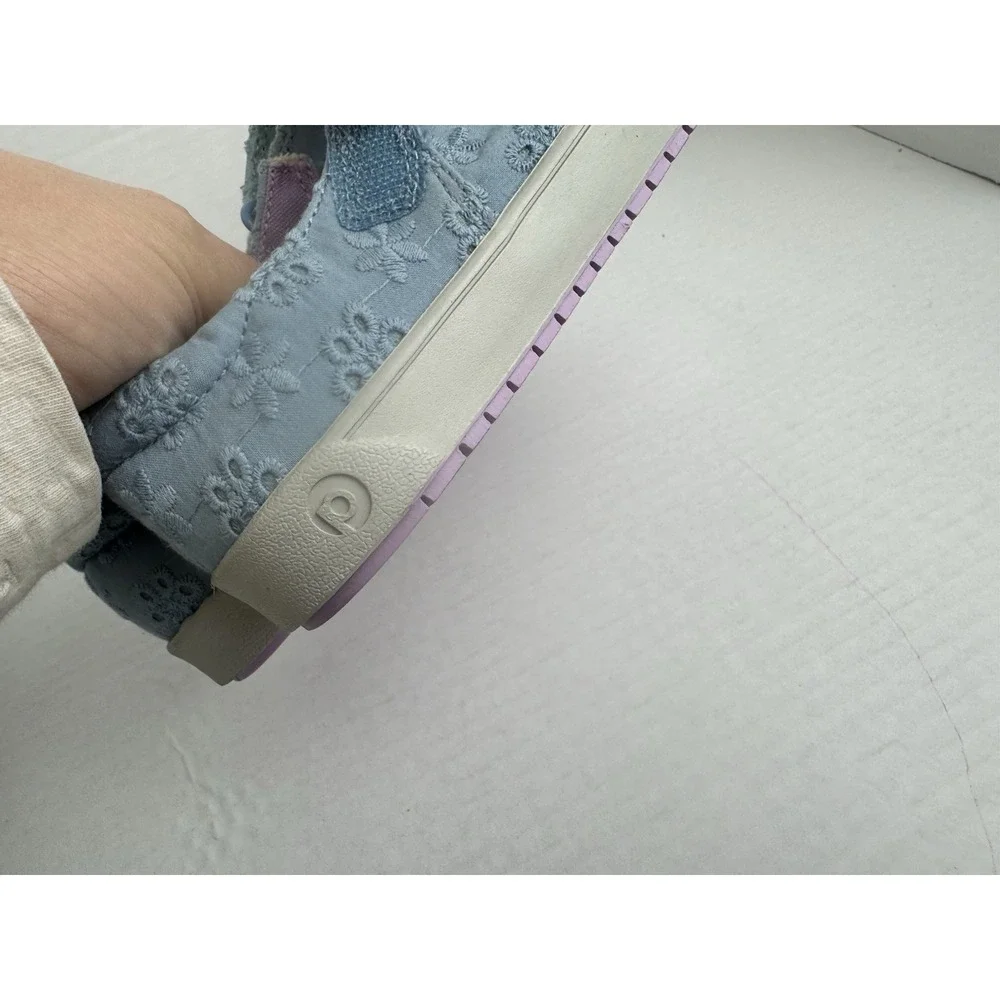 PEDIPED Flex Fit Barbara Eyelet Mary Jane Shoe Blue girls‎ size 1